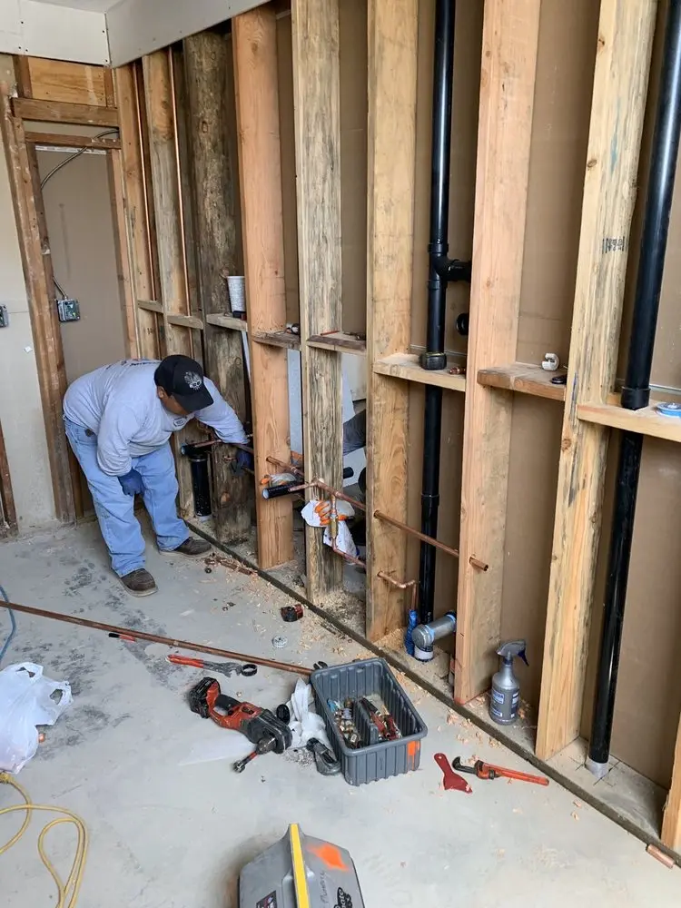 Commercial rough-in plumbing for Gas Line Repair in Chisago City